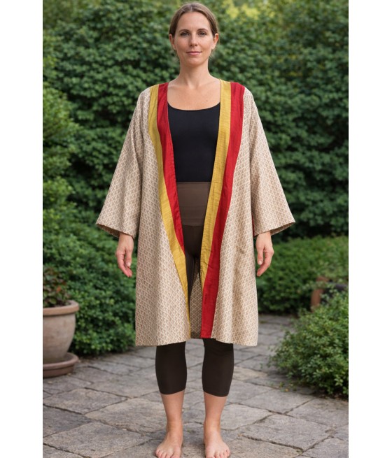 złoty płaszcz dwustronny