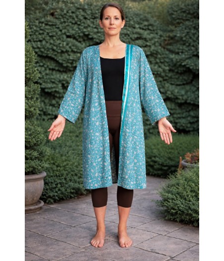 K10. Dwustronny płaszcz jedwabny Dualis