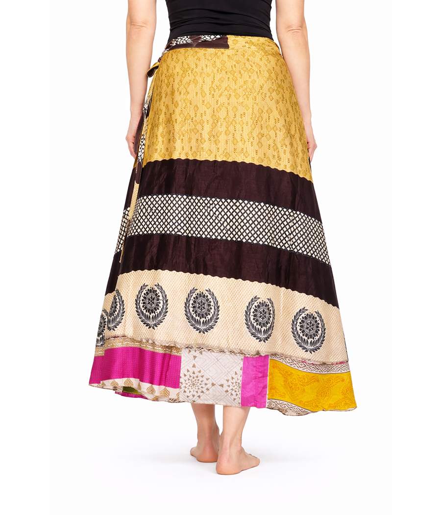 zółta spodnica dwustronna