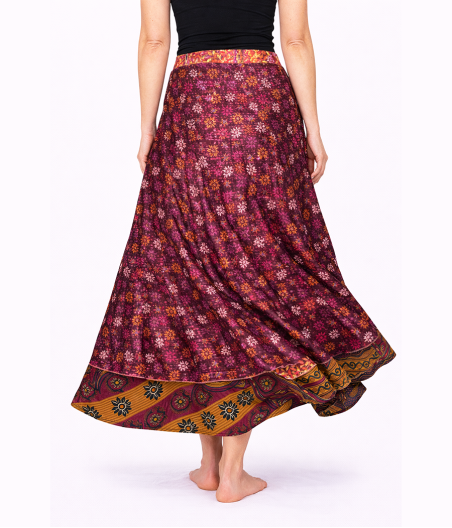 SS6. Spodnica jedwabna dwustronna Złote Wino