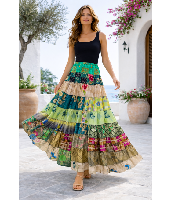 SS7. Spódnica patchworkowa...