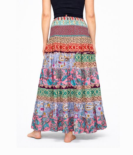 SS8. Spódnica patchworkowa lub sukienka 2w1