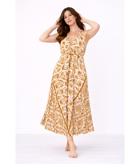 S1. Sukienka jedwabna  Złota Zorza