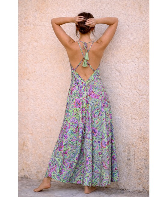 S5. Sukienka z jedwabiu Tańcząca Woda