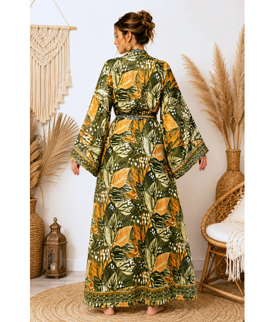 zielone kimono
