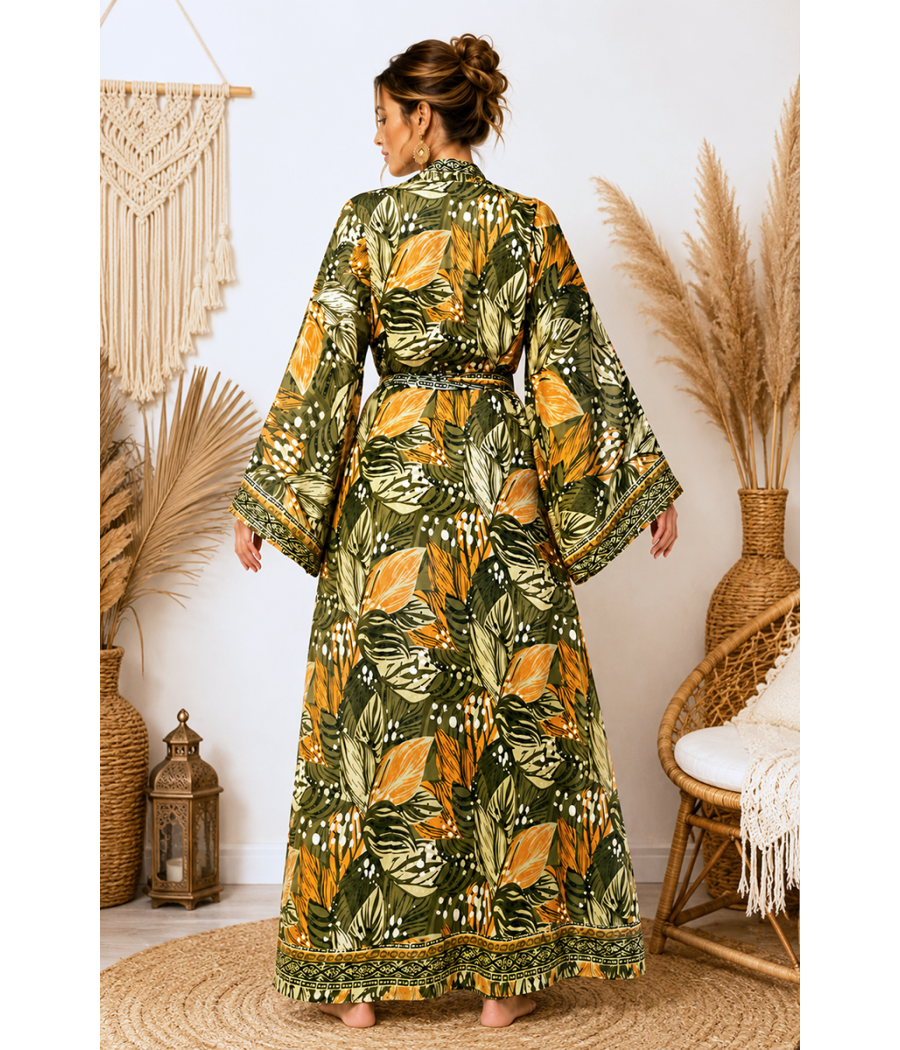 zielone kimono