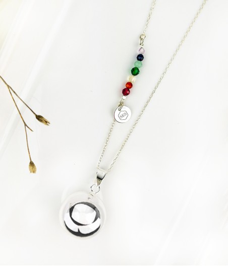 SES8. Naszyjnik srebrny Szept Anioła - Równowaga