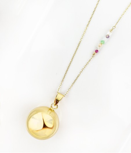 SES9. Naszyjnik pozłacany Szept Anioła - Równowaga